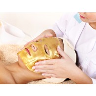 24K gullmaske med kollagen