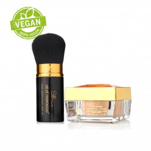 Silk Oil Argan Mineral Foundation og Kabuki børste